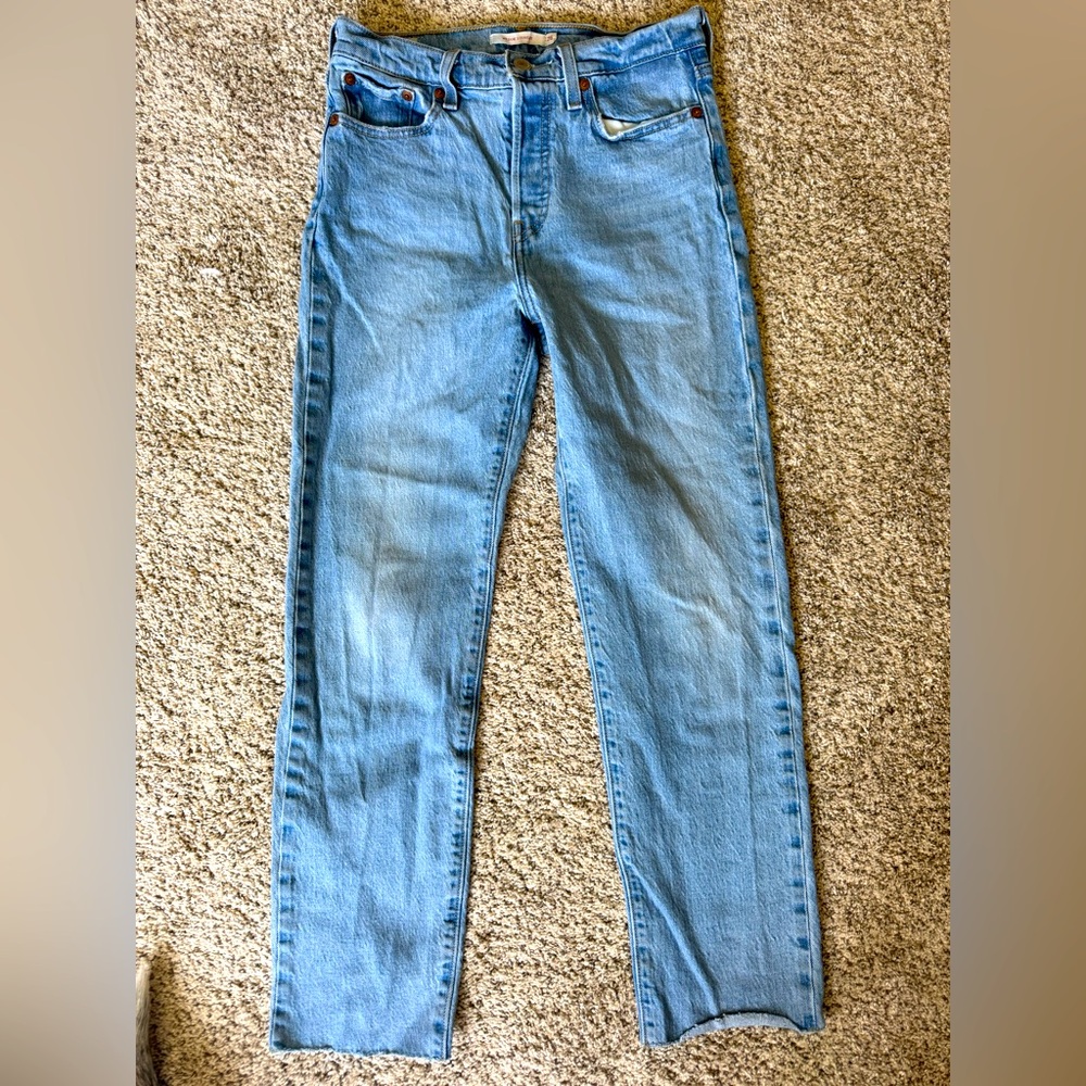 Levi wedgie straight jeans
